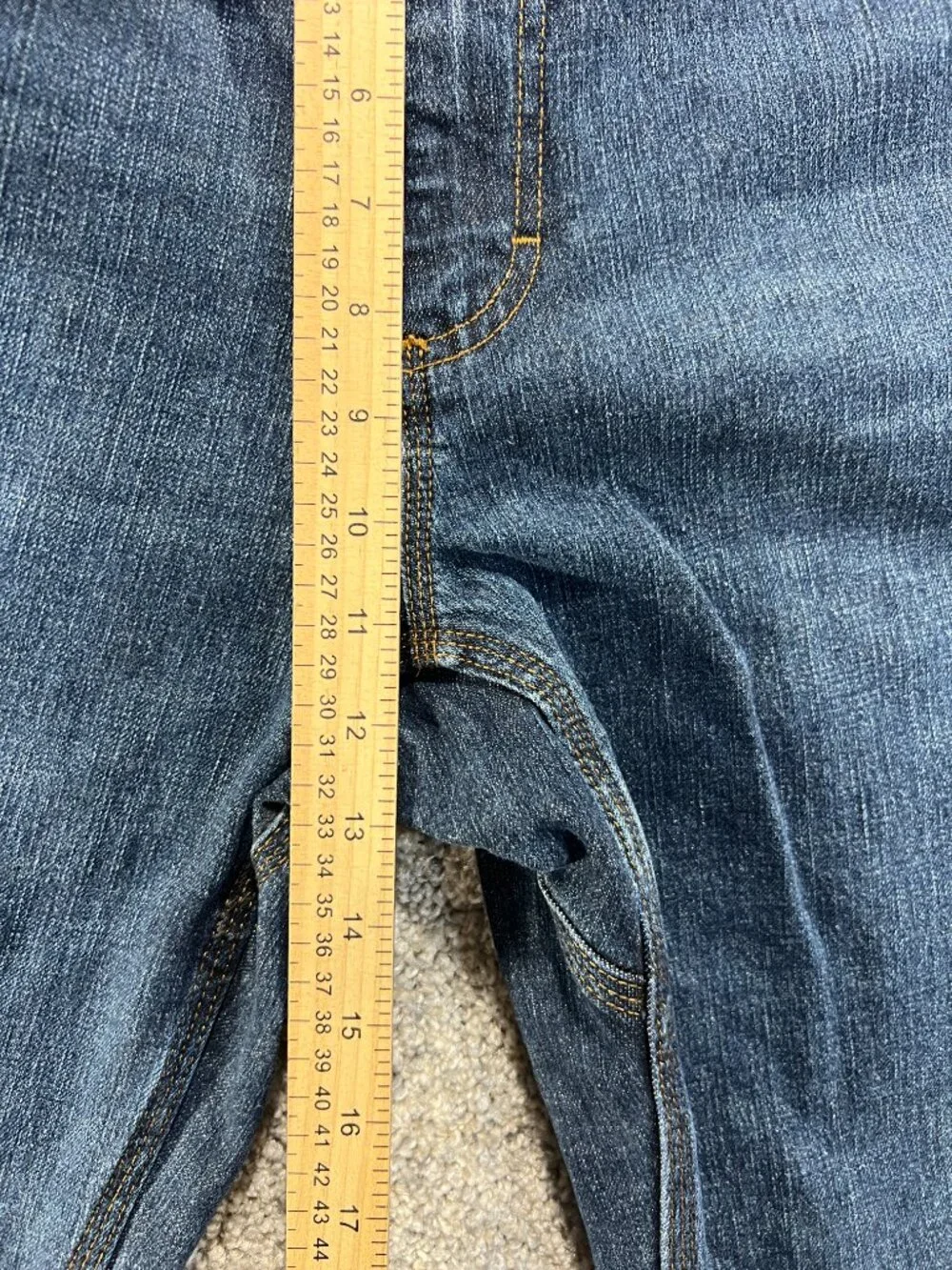 Mens Duluth Trading‎ Company Flex Ballroom Denim Blue Jeans Relaxed Fit 38x32
